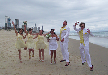 Joanne & Daniel Wedding Broadbeach Gold Coast  with Marry Me Marilyn Verschuure
